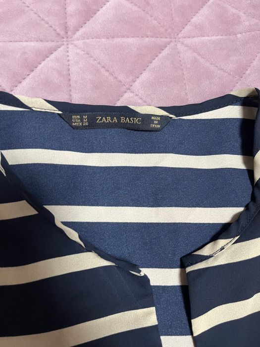 Дамска риза на райета ZARA, размер M