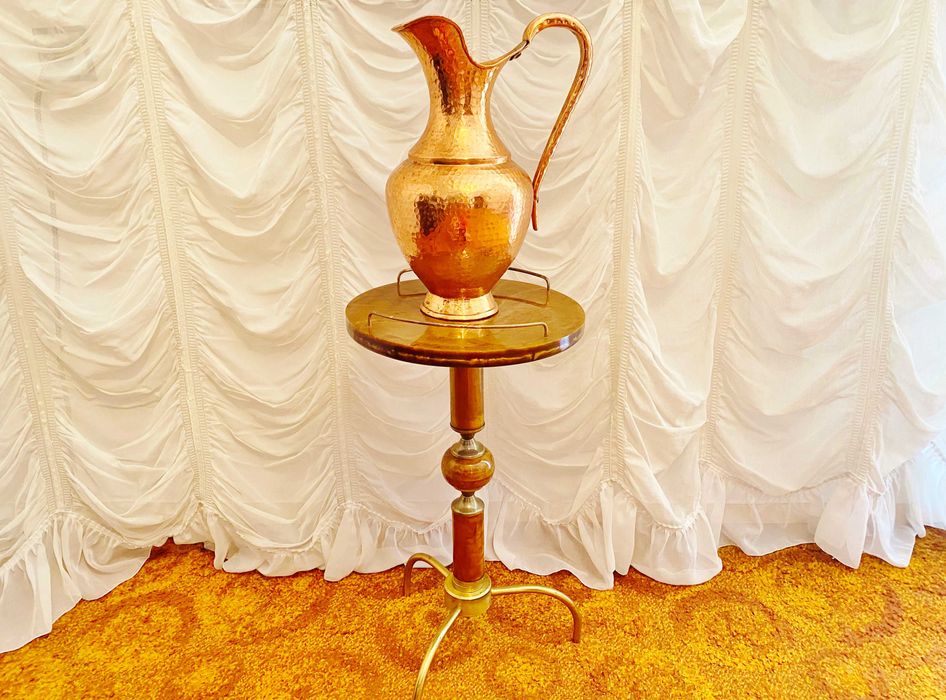 РАЗПРОДАЖБА - 25€. Винтидж Мраморна масичка - Стил Луи XVI