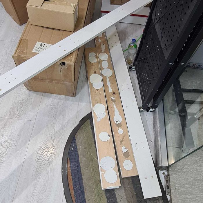 Стекло и брус, разных размеров