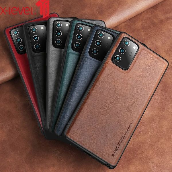 Samsung Galaxy Note 20 / S20 / X-LEVEL Лукс кожен кейс