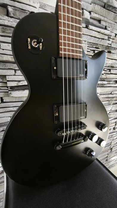 Chitara electrica Epiphone Les Paul Gothic EMG toc GATOR