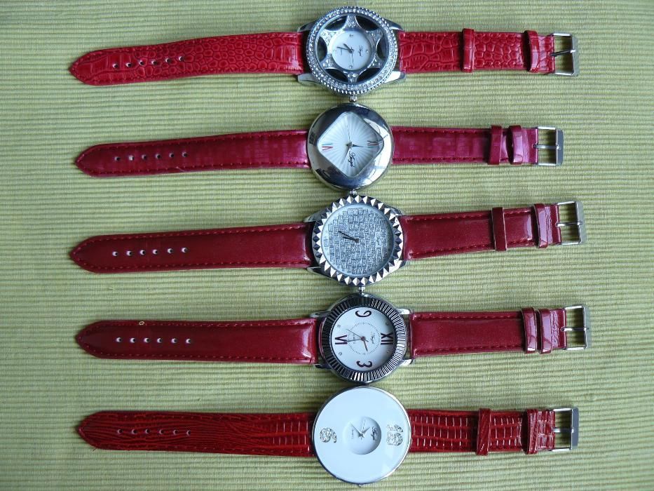 Ceas DAMA "ANGEL" cu mecanism quartz curea din piele eco