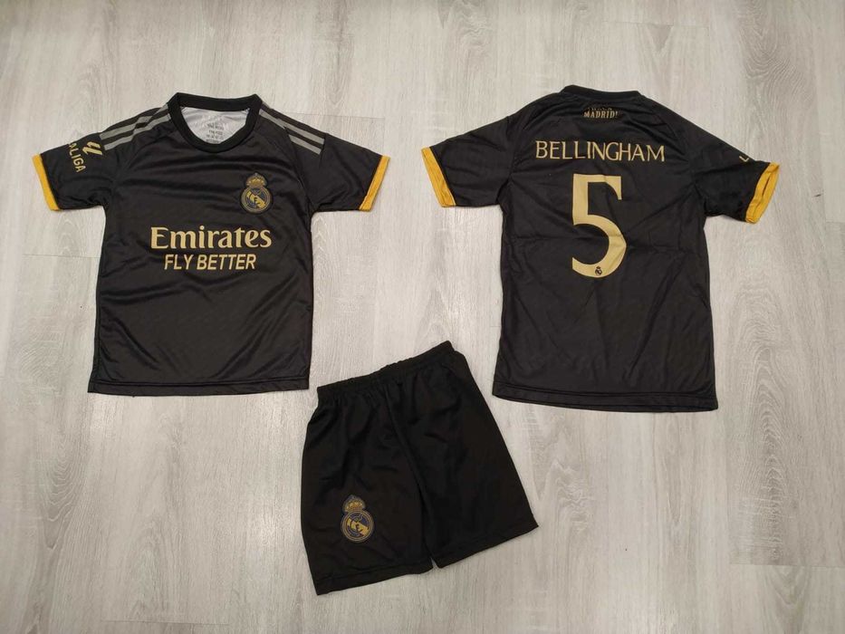 Екип Меси Черен Маями 2024 ново от 4 до 16г с калци