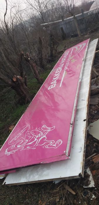 Panou Pvc si lemn laminat 2 bucati. L 7.50m