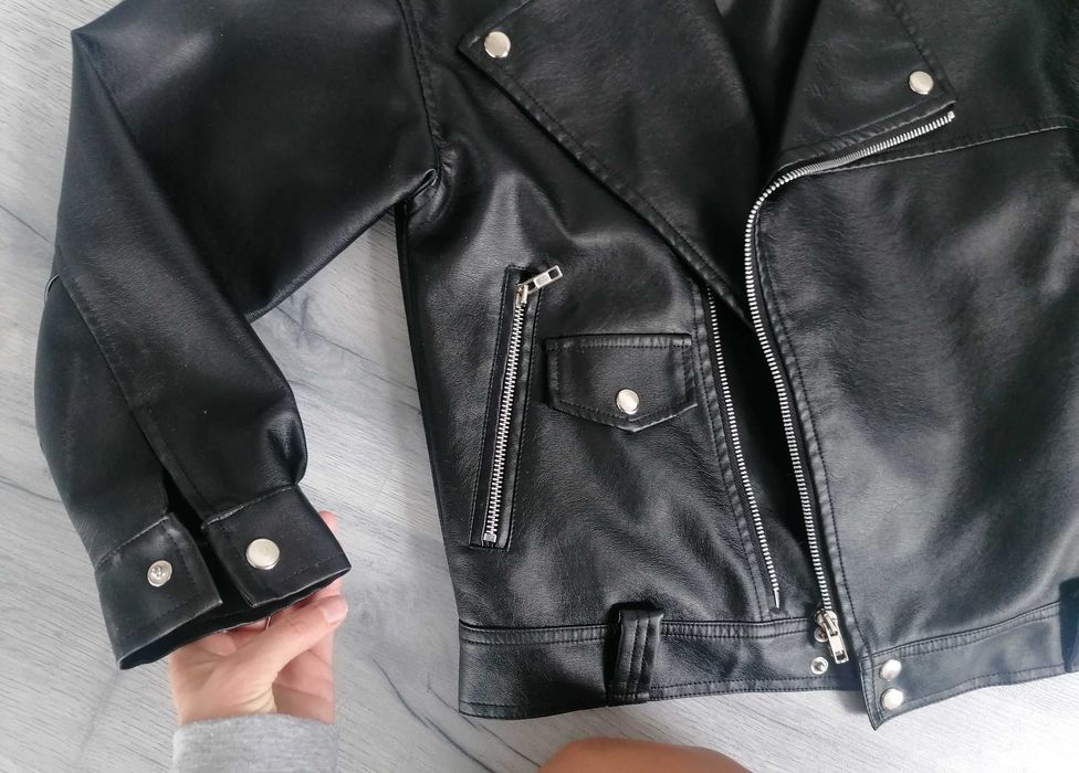 Geaca dama imitație piele oversize xs