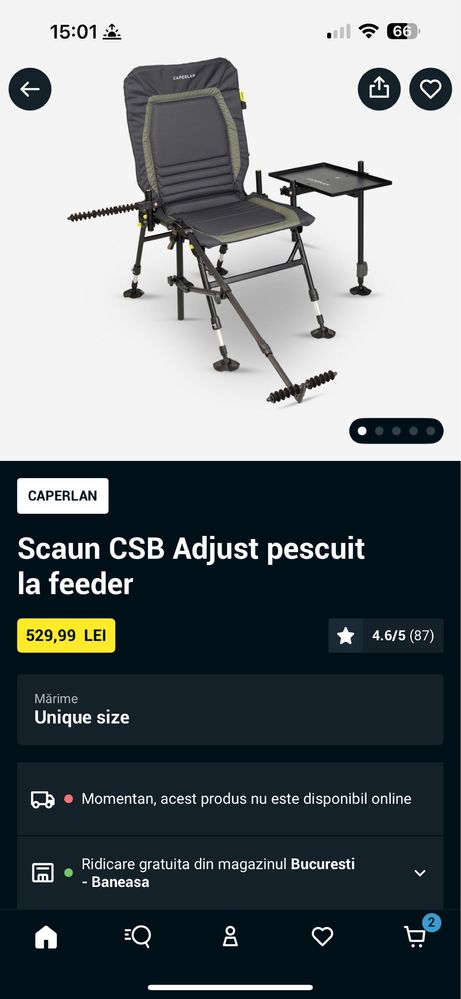 Scaun feeder Caperlan