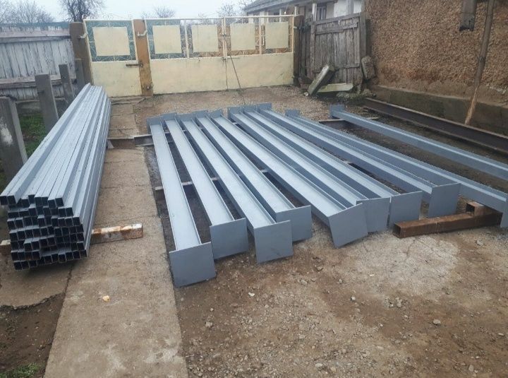 Ferme metalice la 10m din profil IPE160