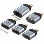 Adaptoare USB-C la VGA / DisplayPort / Mini DisplayPort / HDMI / RJ45