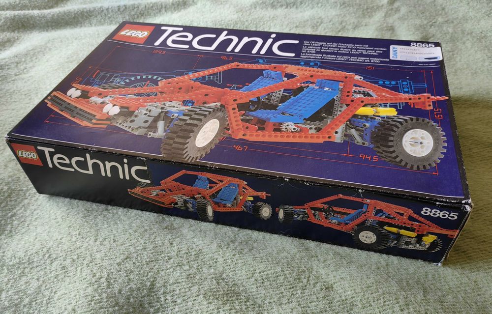 Продавам Лего,LEGO Technic от 1988г. Модел-8865 кола и 8862-багер