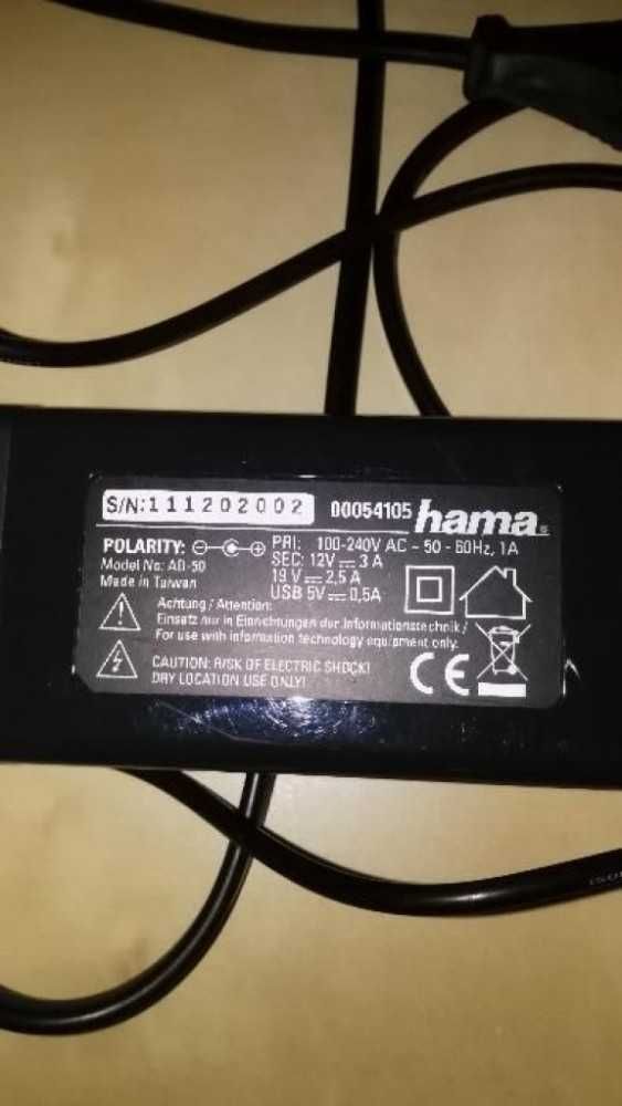 Hama 00054105 Alimentator Universal Incarcator 19V 12V Monitor Laptop