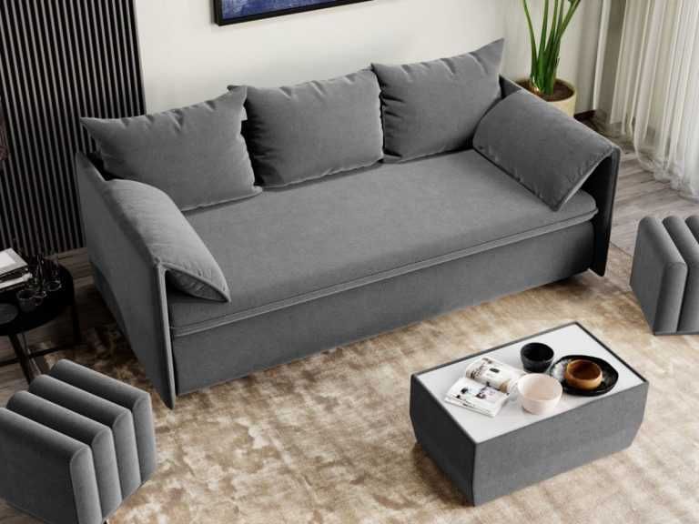 Masa cafea tapitata Revi Catifea Jasmine 90