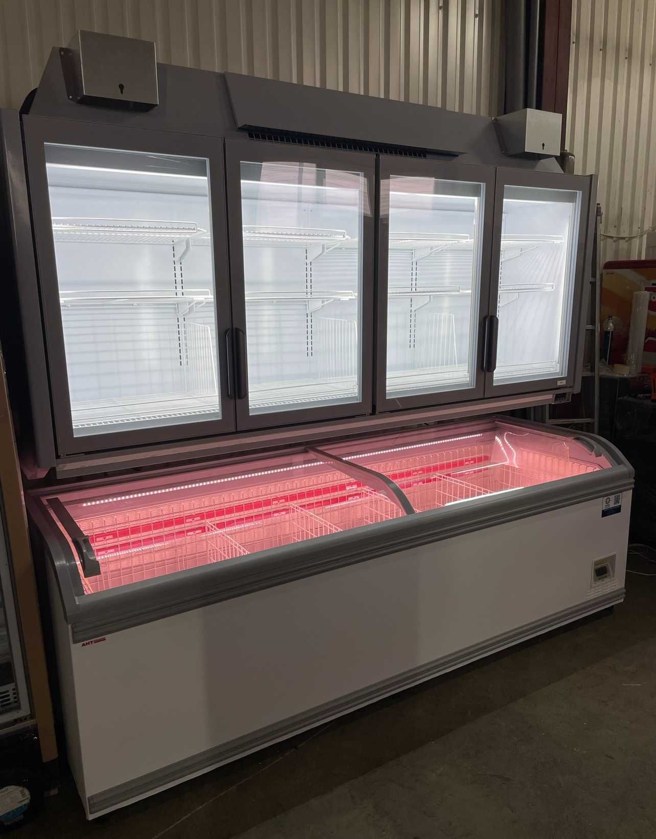 Lada Congelare sau Refrigerare AHT Miami 2,10m LED si Autodezghet