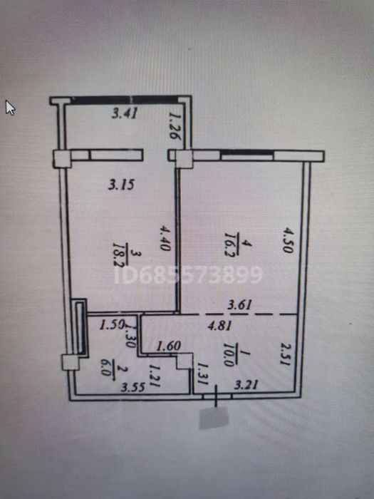 Квартира 50.4 кв. м.  в г. АКТАУ. ДОМ КОМФОРТ КЛАССА