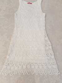 Белое платье,летнее