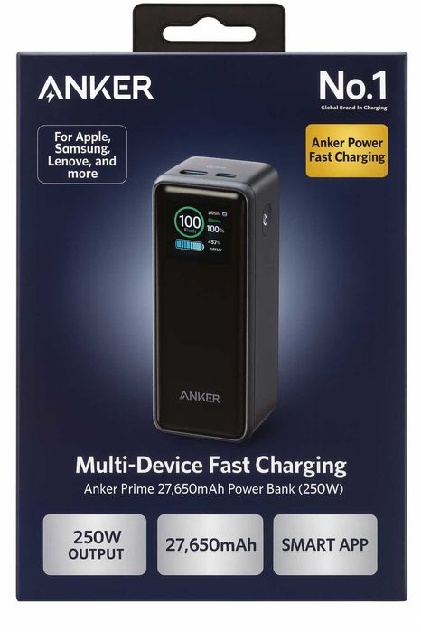 Anker Prime 27650mAh 250W — Сверхмощный Powerbank. Есть доставка