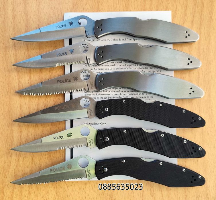 Сгъваем нож Spyderco Police 4