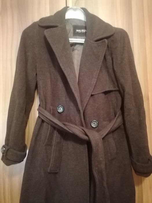 Ново зимно дамско палто, кафяво