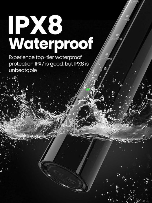 Електрическа четка за зъби Marlincare Sonic, 55 000 VPM, 5 режима,IPX8