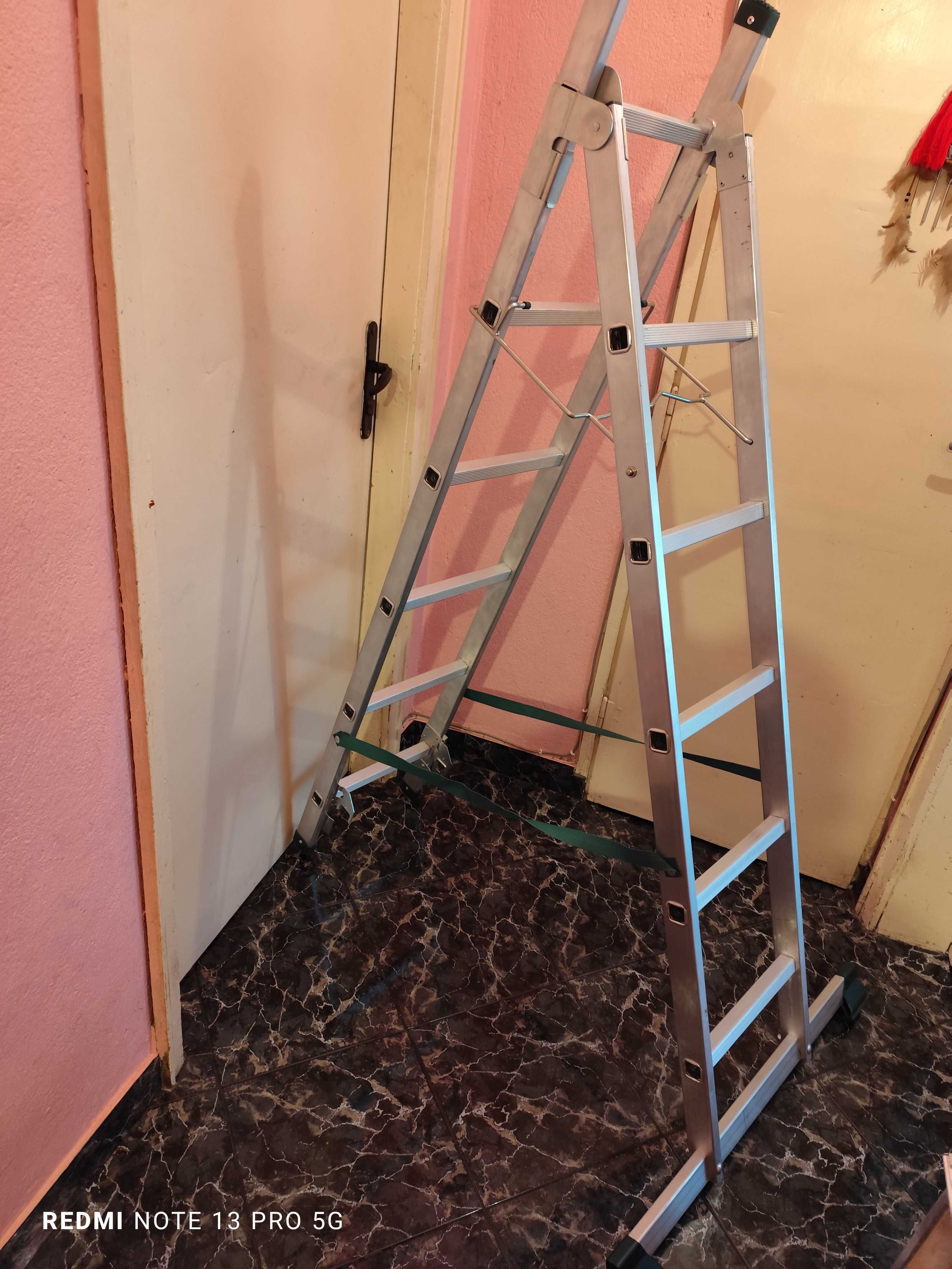 Продавам дуралуминиева  стълба -неупотребявана