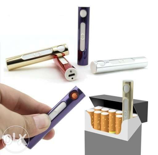 Промо Цена! USB запалка за цигари, без пламък, със зарядно