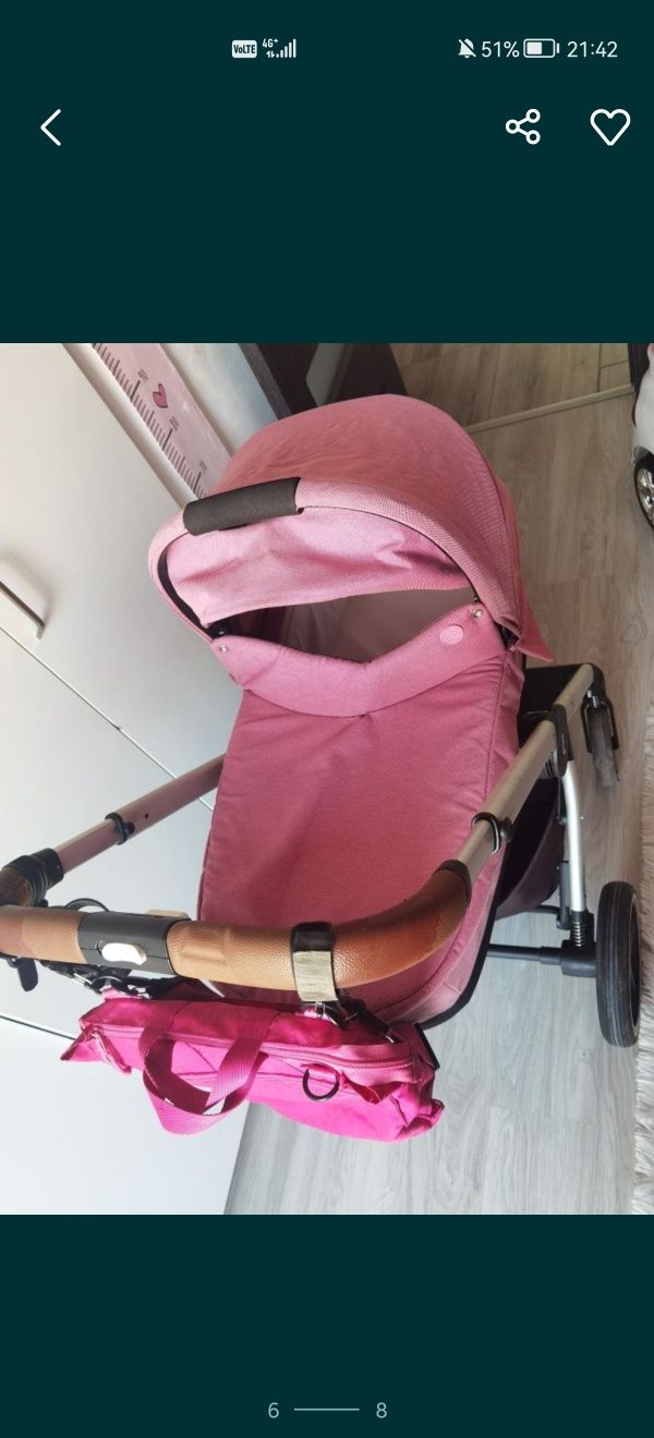 Cybex cot S magnolia pink