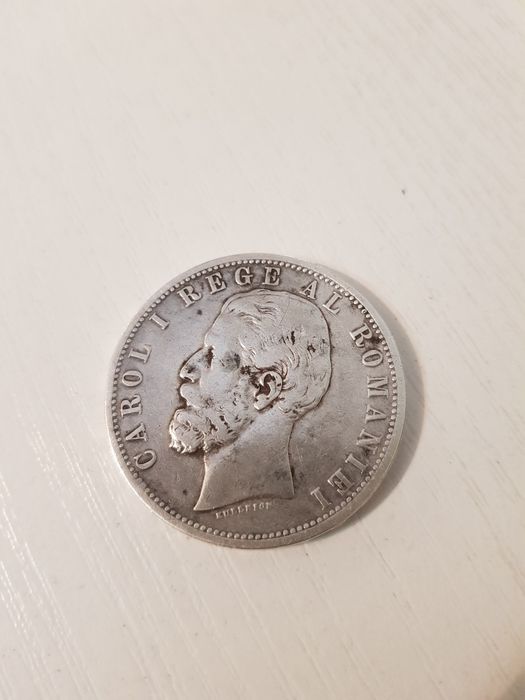 Moneda Carol 1 rege al României an 1881
