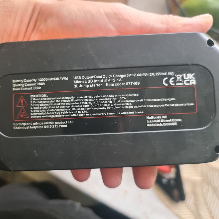 Starter baterie auto 3l