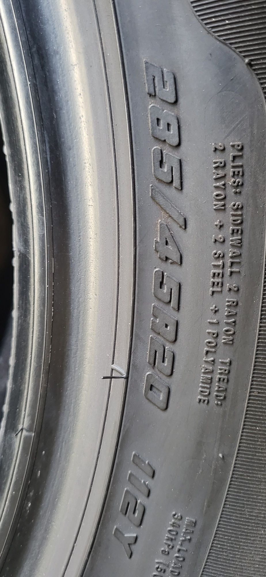 2 anvelope 285 45 20 goodyear f1 asymmetric 2