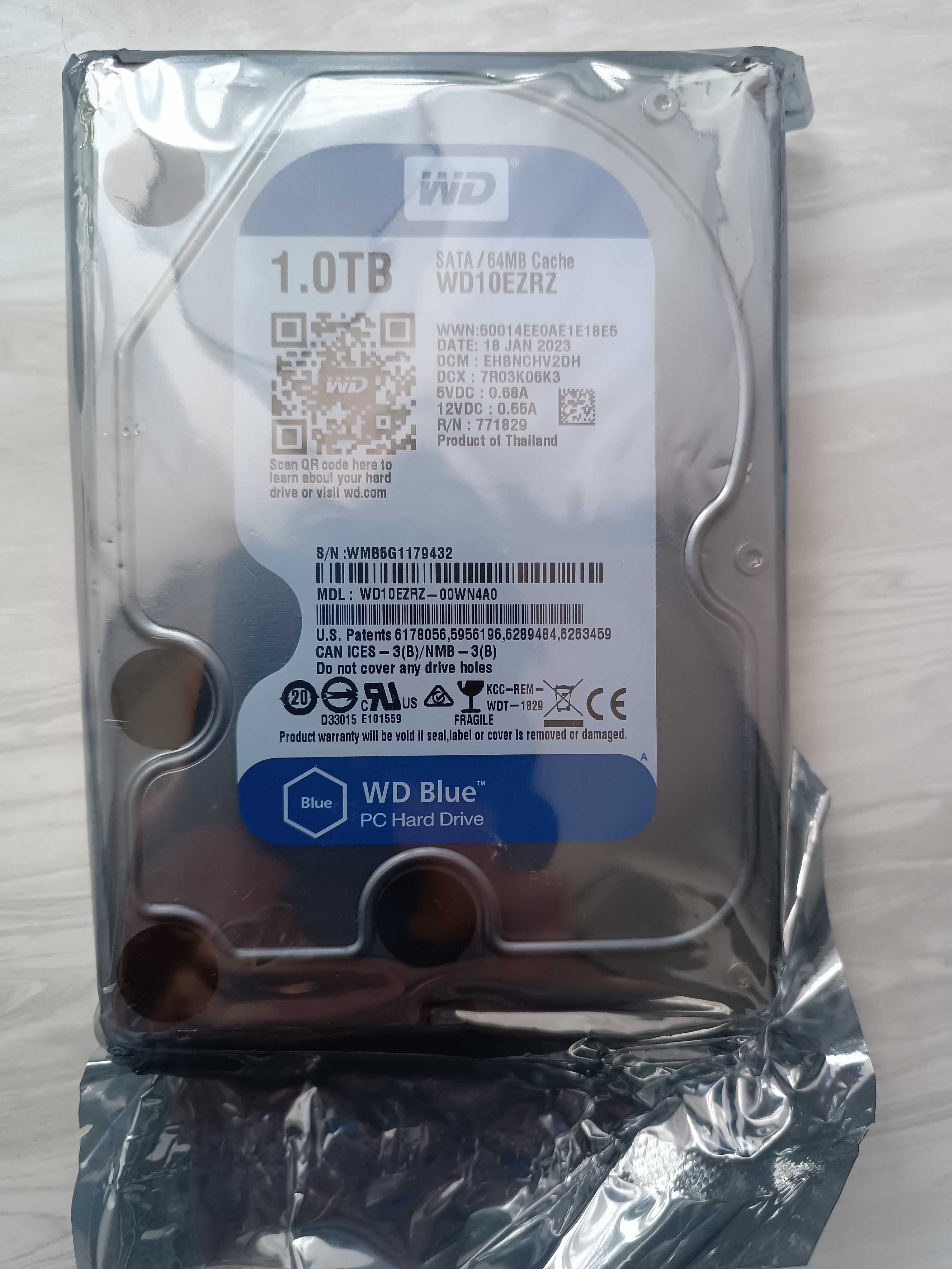 Новый HDD 1000 Gb Western Digital