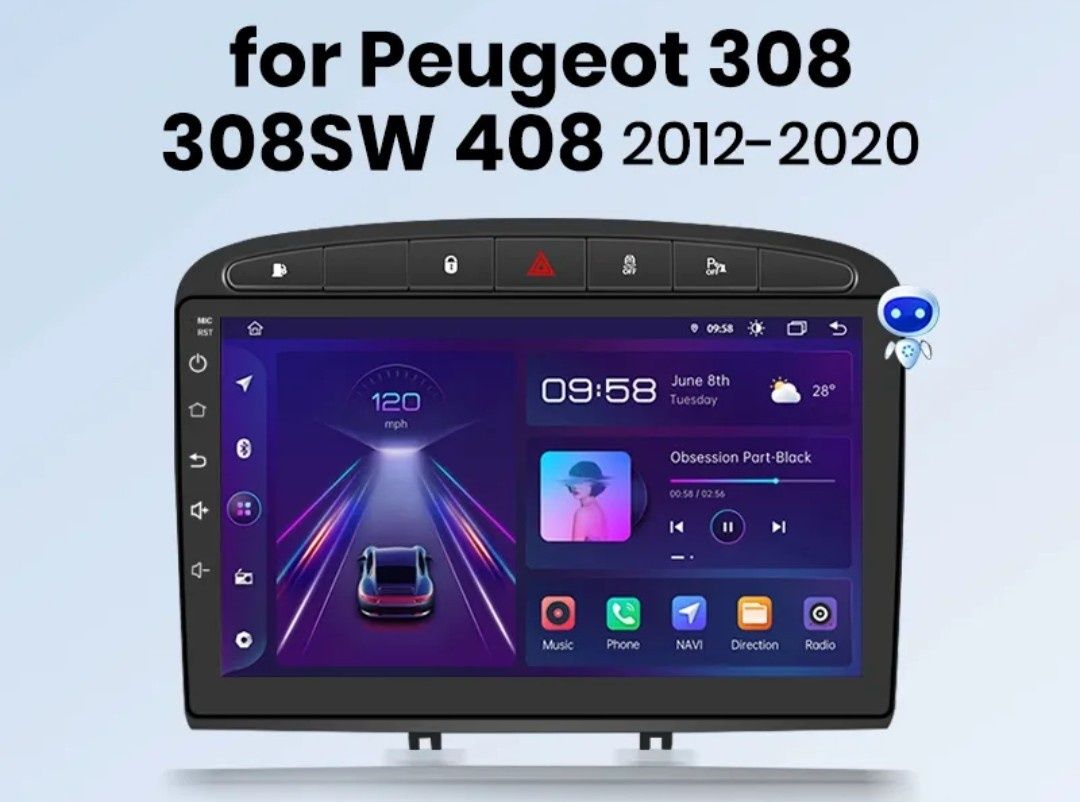 Мултимедия Андроид Peugeot 308
