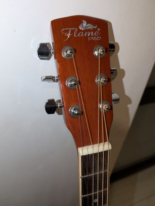 Chitara acustica cu husa Flame PRO