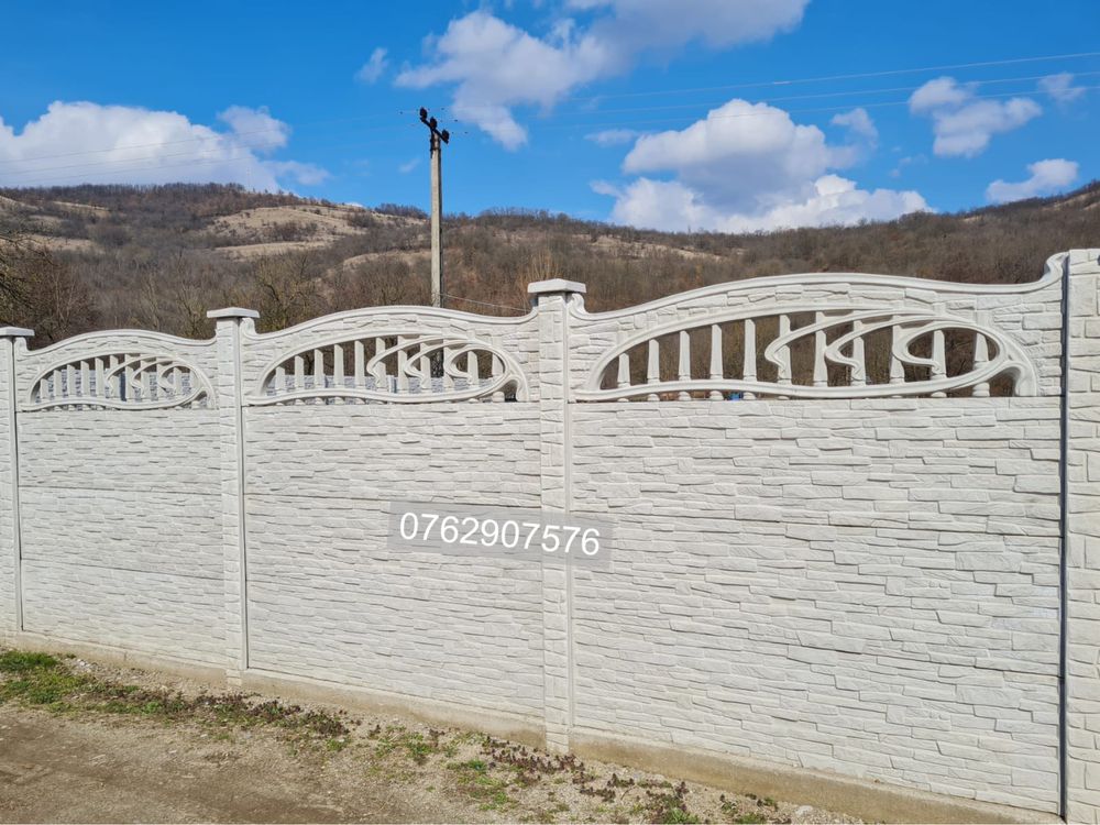 Gard beton/ plăci gard beton Cehu Silvaniei