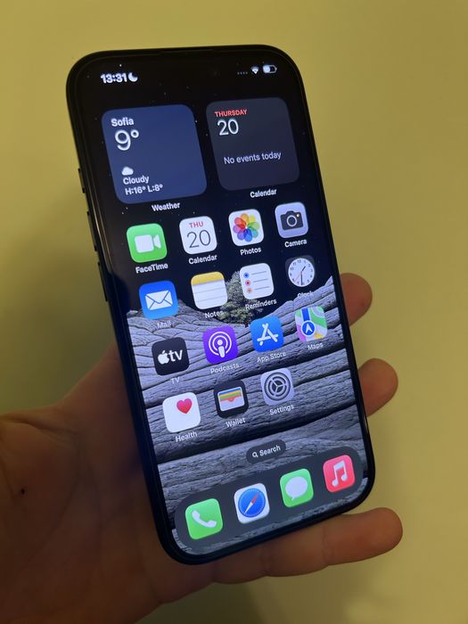 iPhone 16 Black 128GB НОВ 100% Battery Health 0 зареждания