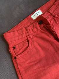 Pantaloni denim roșu