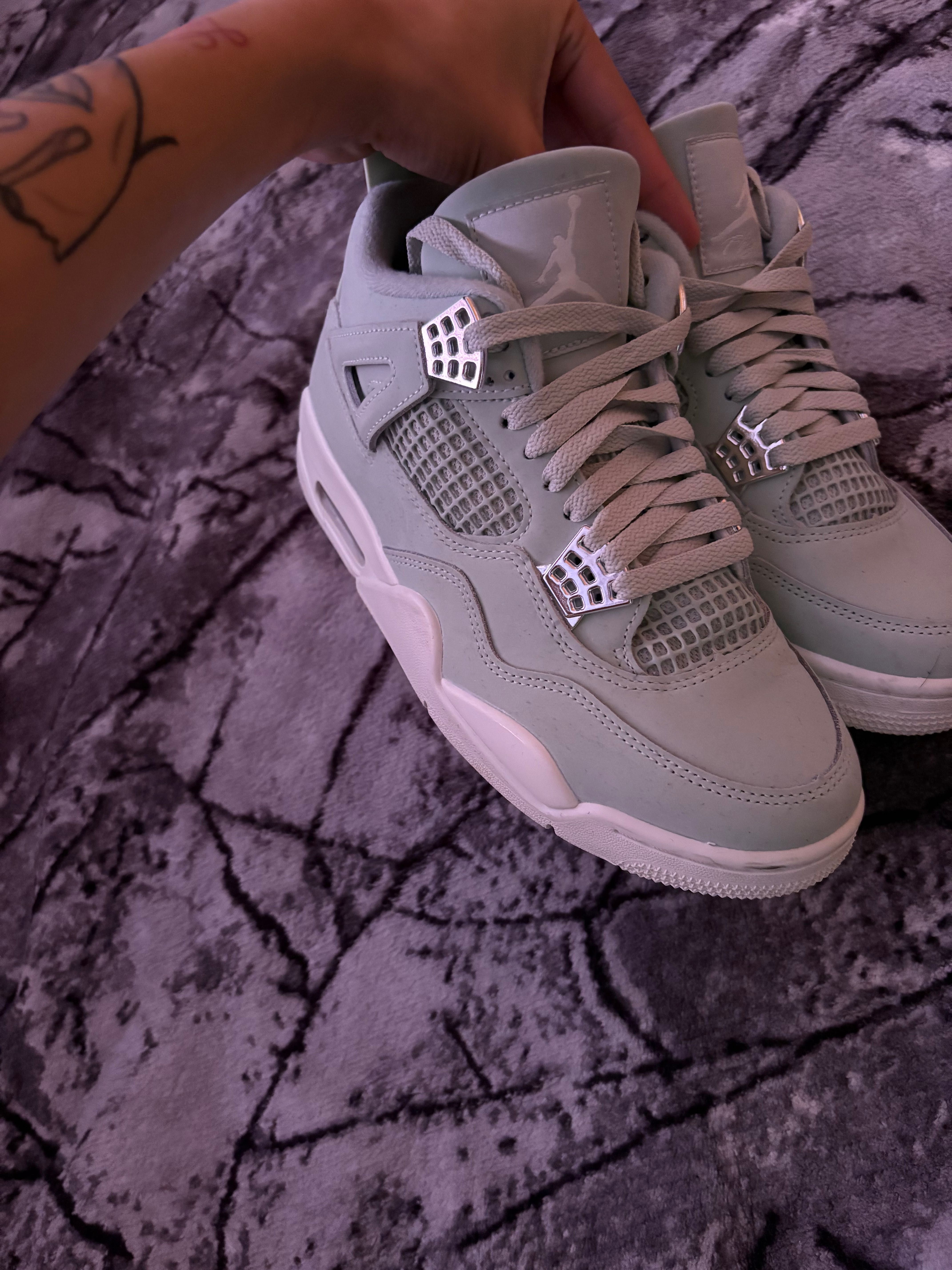 Air Jordan 4 seafoam – като нови, 100% оригинал