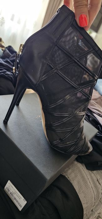 Botine vara decupate Guess piele naturală