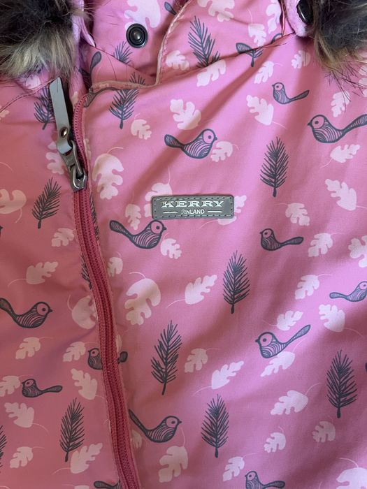 Очень теплый, зимний комбинезон на малышку