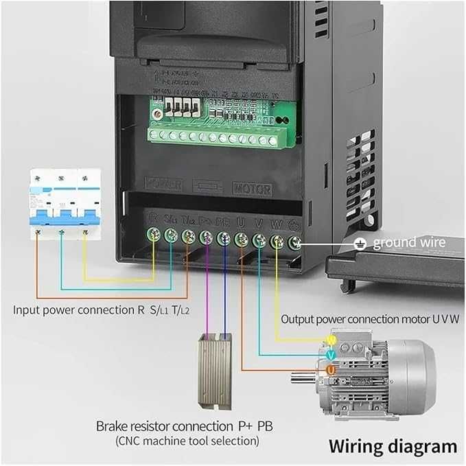 Честотен инвертор SU600 VFD  5,5 kw, 380v/220v