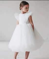 Официална бяла рокля