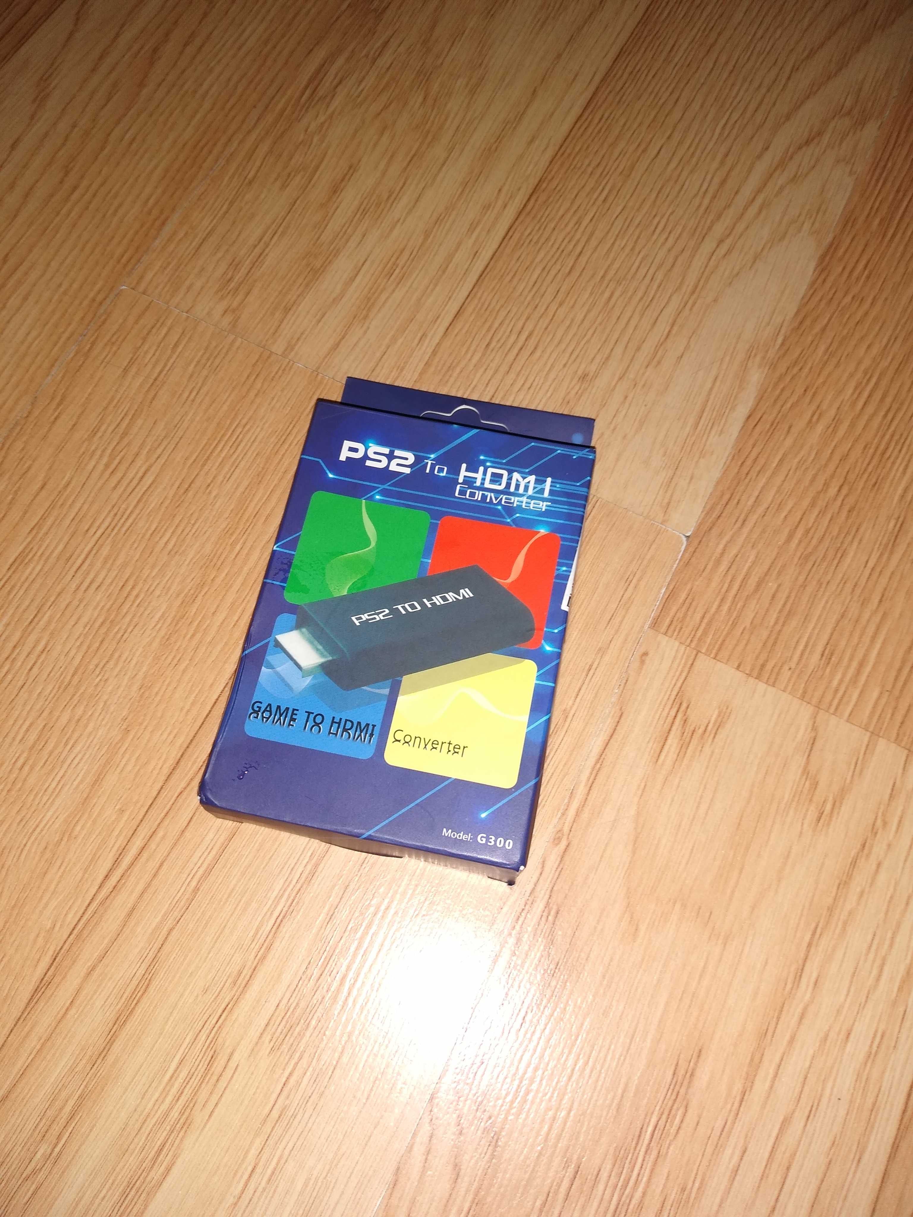 Преходник конвертор PS2 към HDMI с аудио и захранване