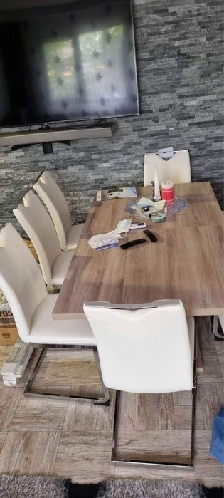 Masa +Scaune 8 Persoane Nou