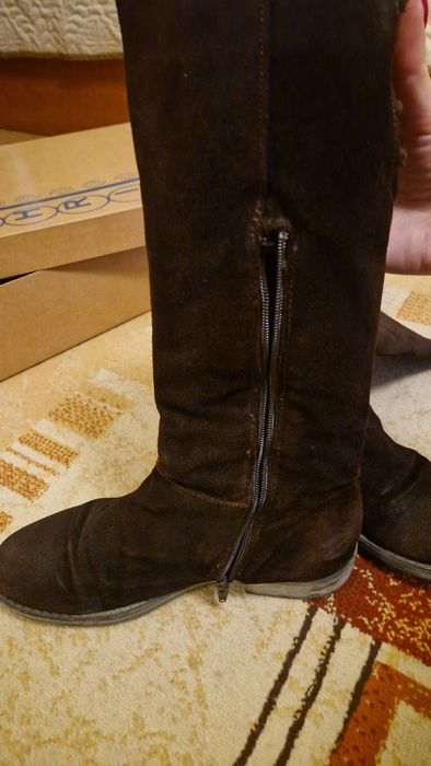 Кафяви Кожени Ботуши