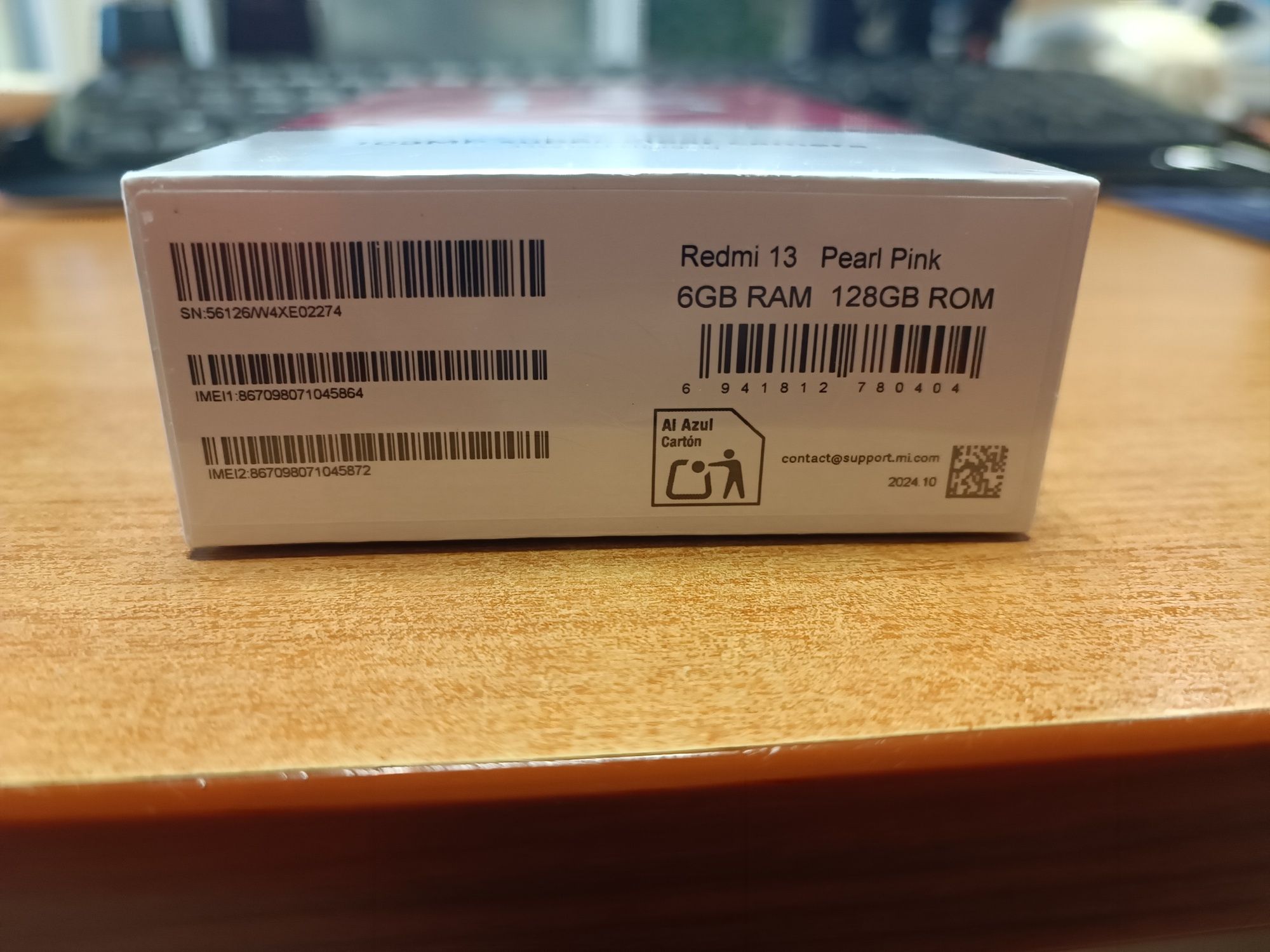 Redmi 13 6gb RAM 128gb Pearl Pink