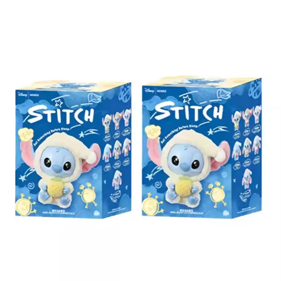 Labubu играчка Стич Лабубу, плюшена играчка ключодържател Стич 18см
