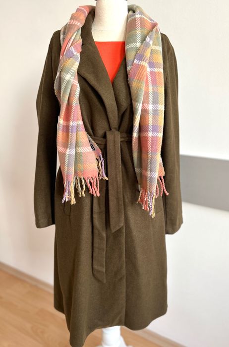 Вълнен тренч  & вълнен шал Trussardi