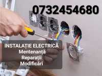 Electrician  Reparații ,Modificări și realizare instalații electrice