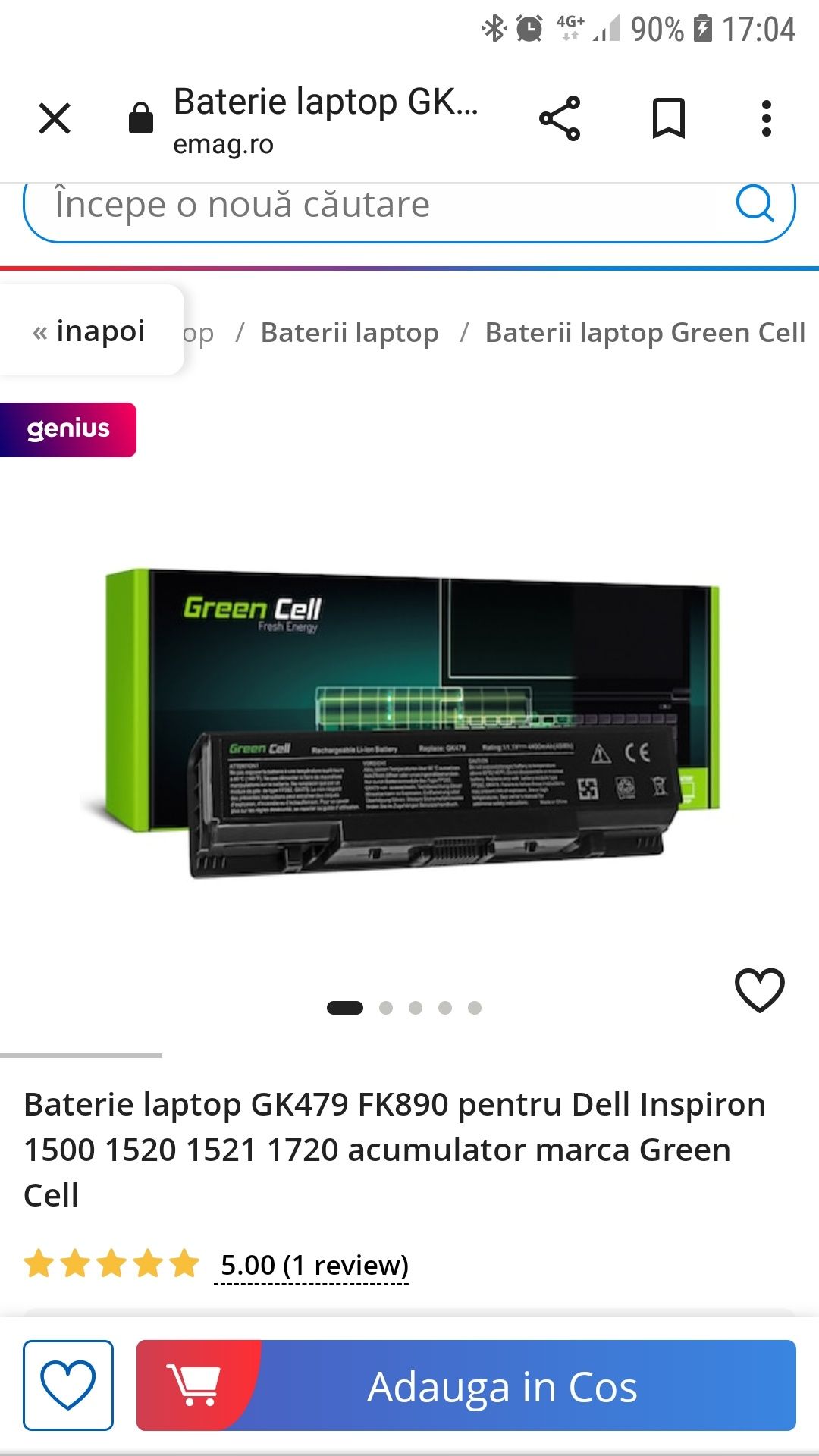 Baterii laptop li ion noi in cutie