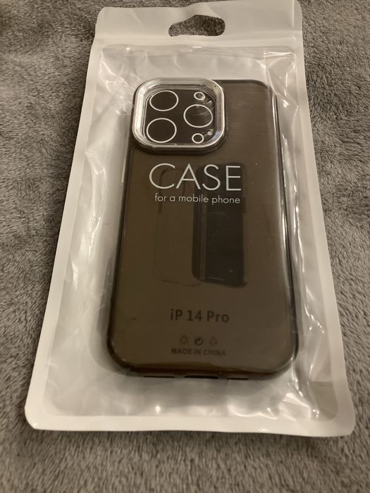 Case Iphone 14pro калъф / кейс за айфон черен полу прозрачен