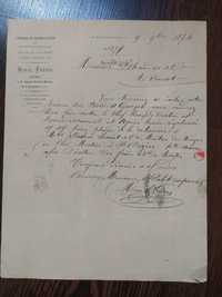 Document vechi anul 1874