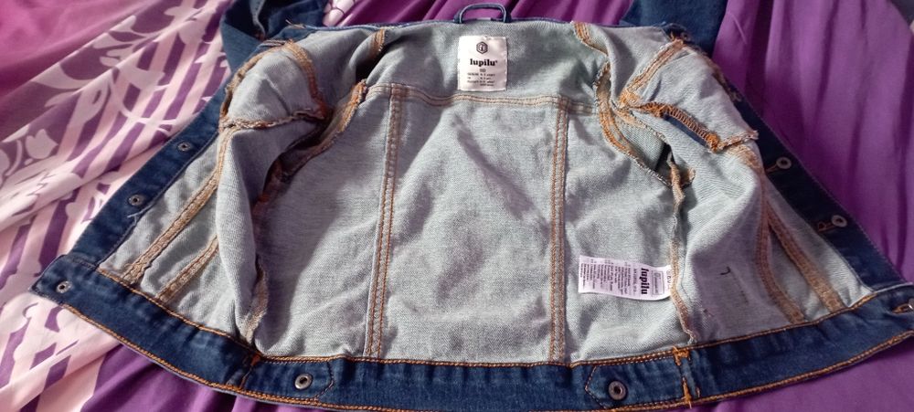 Дънков лот от две якета ново и като ново общо 30 лв,104-110,4-5 г.